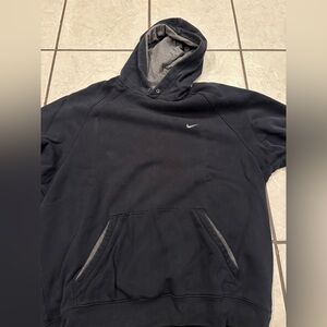 Nike Men's Dark Hoodie with Gray Lining